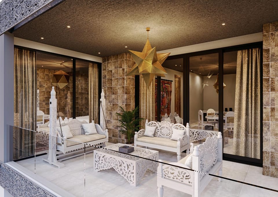 Patio, Balcony/Terrace, Seating area, furniture