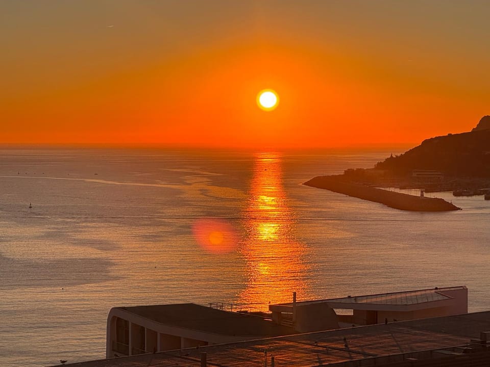 Sea view, Sunset