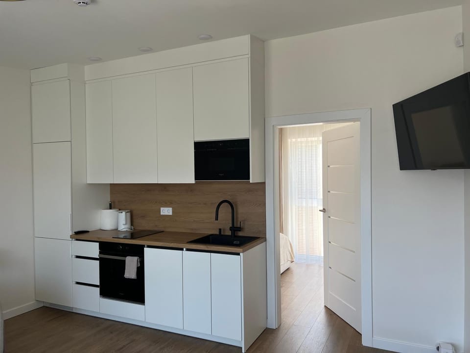TV and multimedia, dishwasher, microwave, oven, stove