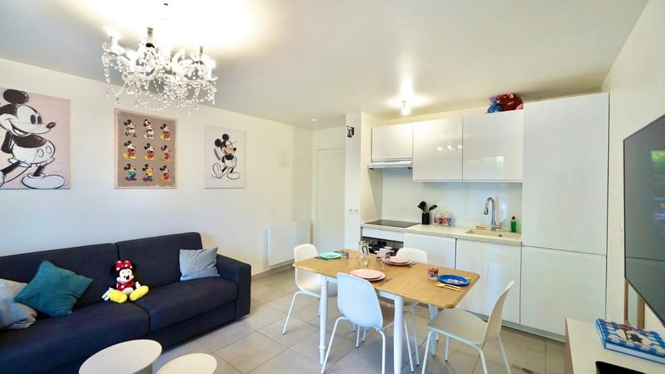 Cocon à deux pas de Disney avec terrasse Apartment in Chessy