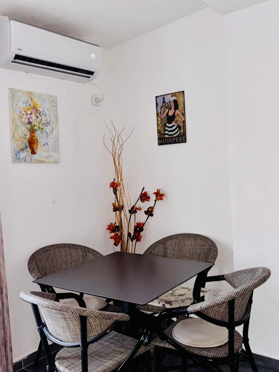 Seating area, Dining area, air conditioner