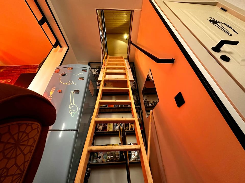 Library, Living room, bunk bed