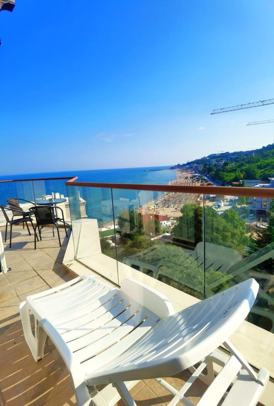 Balcony/Terrace, Beach, Sea view, sunbed