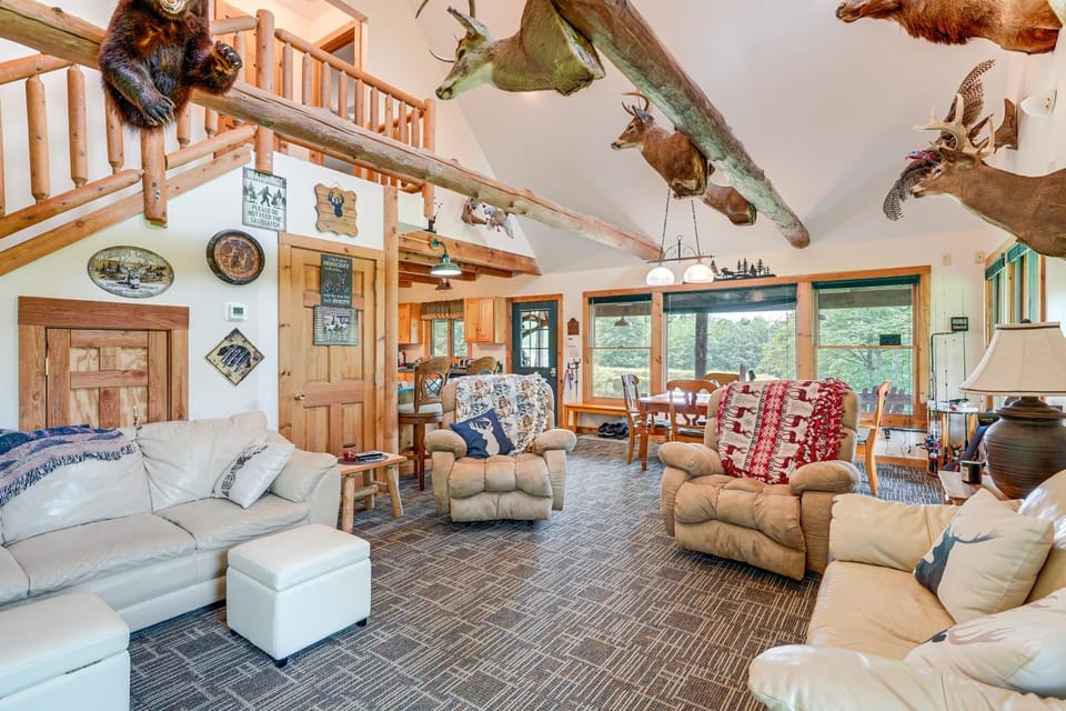 Pet-Friendly Cabin on 86 Acres in Scio: Fish, Hike Cabin in Allegheny River