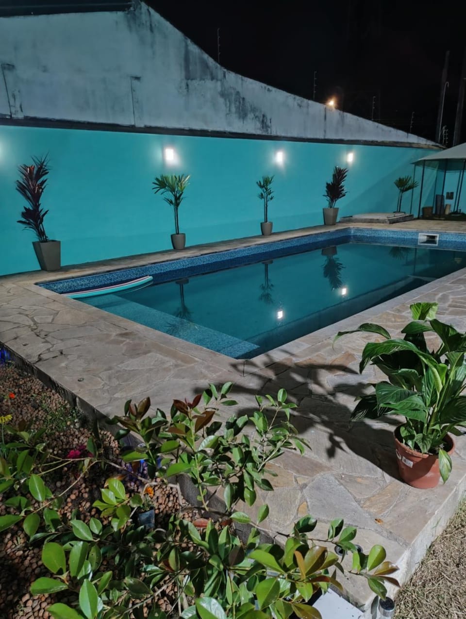 Night, Pool view