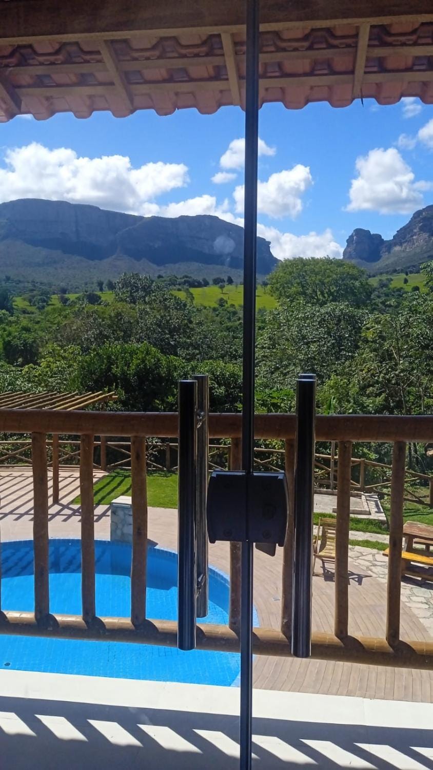 Natural landscape, Balcony/Terrace, Mountain view, Pool view