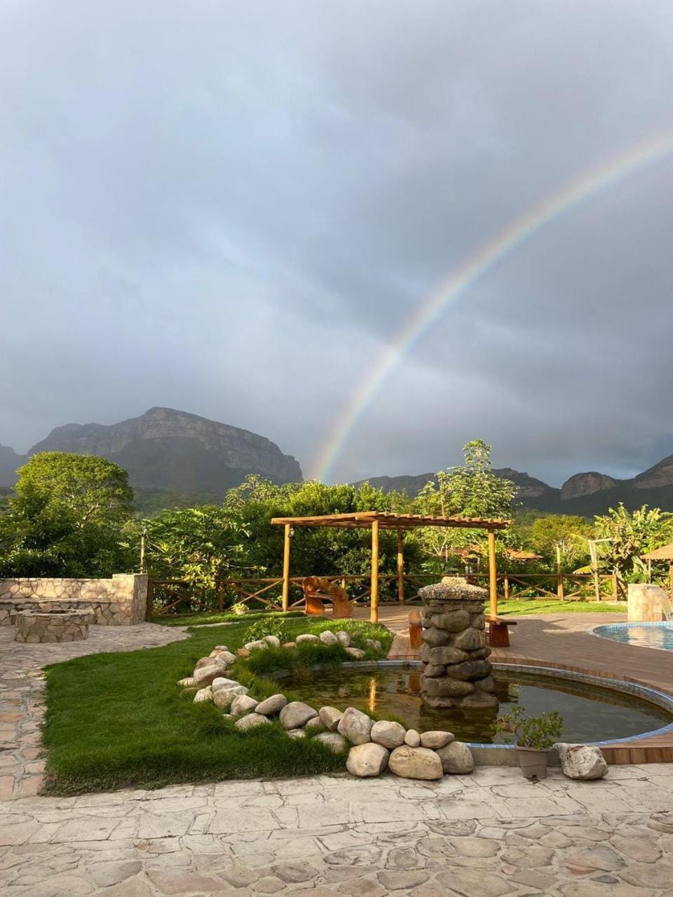 Spring, Natural landscape, Garden view, Mountain view