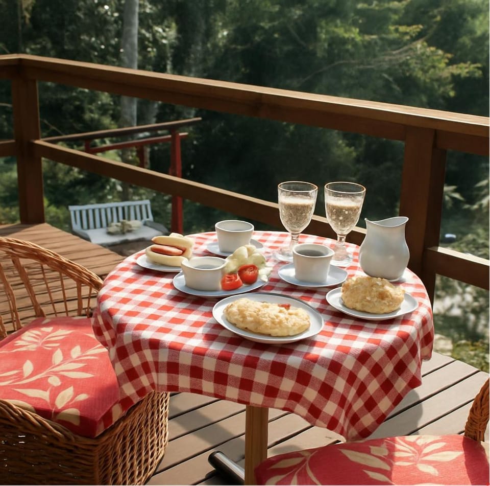 View (from property/room), Balcony/Terrace, Food and drinks, Breakfast