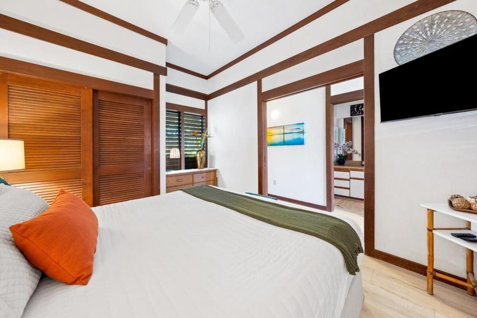 KP85-Ground Floor-AC-Beach-Garden-Gym-Pool Apartment in Poipu