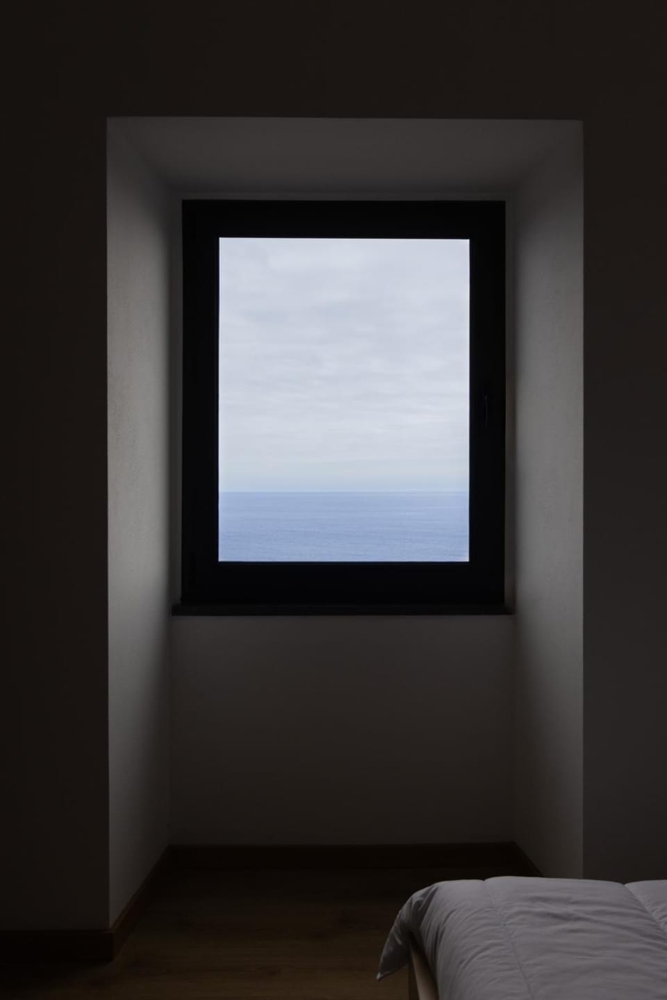 Bed, Bedroom, Sea view