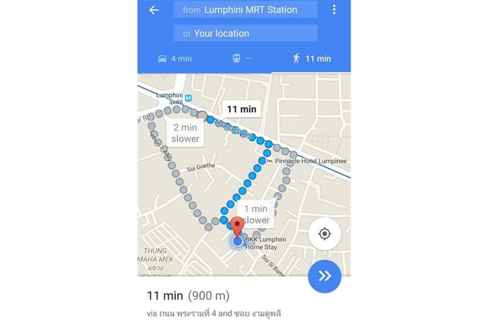 SKY 10 Convenient near Lumphini Park and MRT Apartment in Bangkok