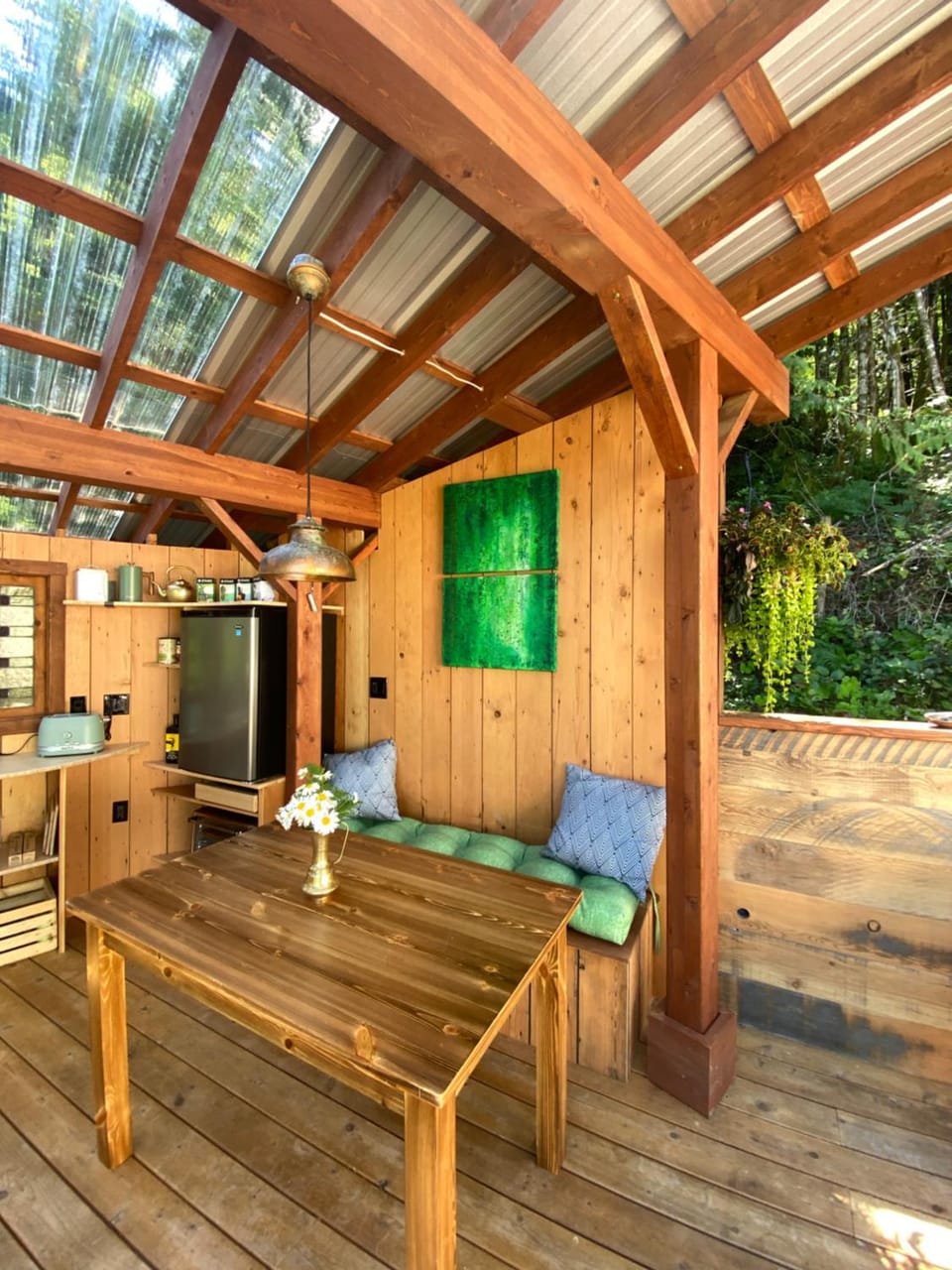 Balcony/Terrace, Kitchen or kitchenette, Seating area, Dining area, Garden view