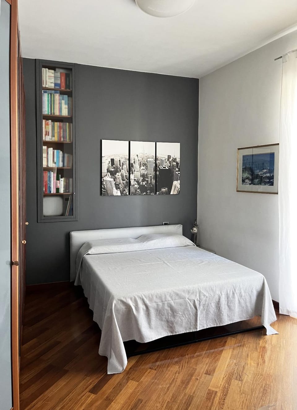 Bed, Library, Bedroom
