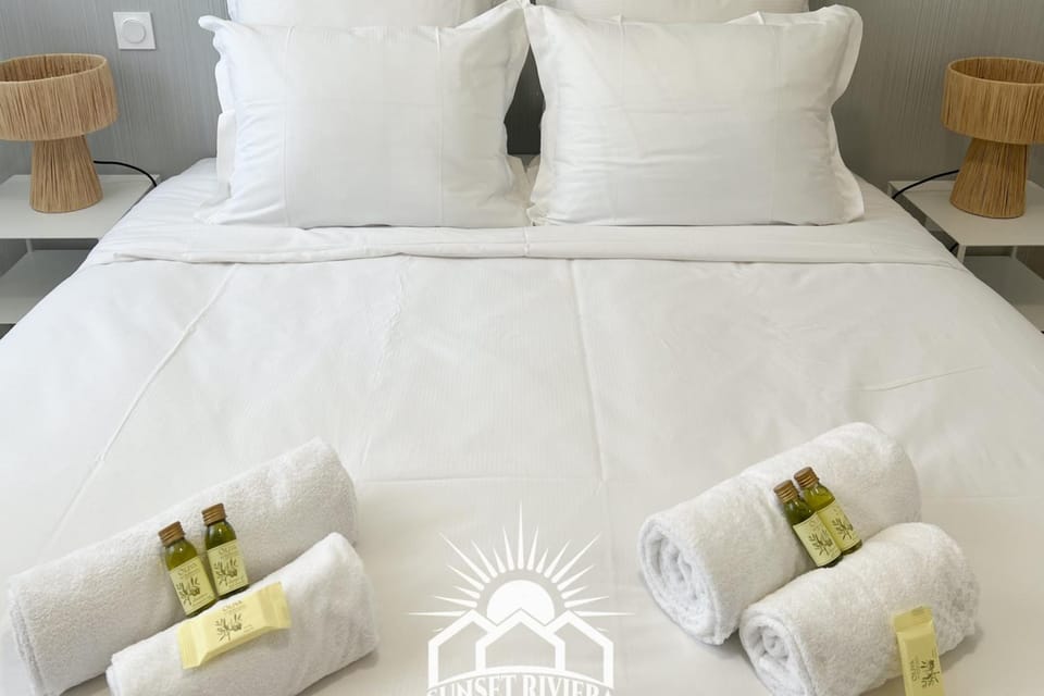LE ROSSINI Antibes Center AirCo Parking for 4 By Sunset Apartment in Antibes