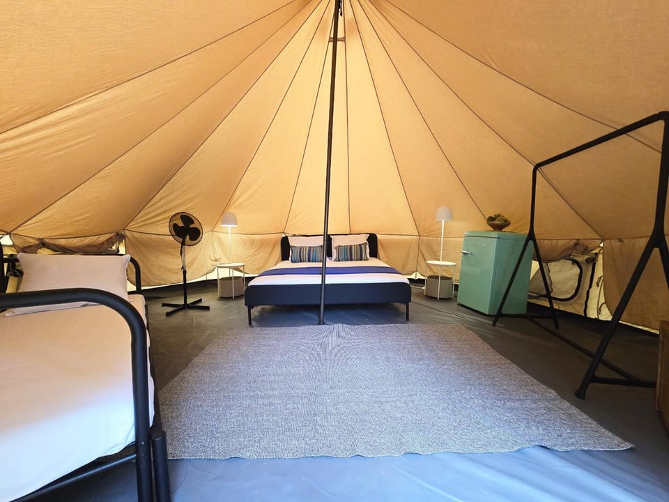 Camping Costa Dorada Tienda Solstici Campground/ 
RV Resort in Maresme