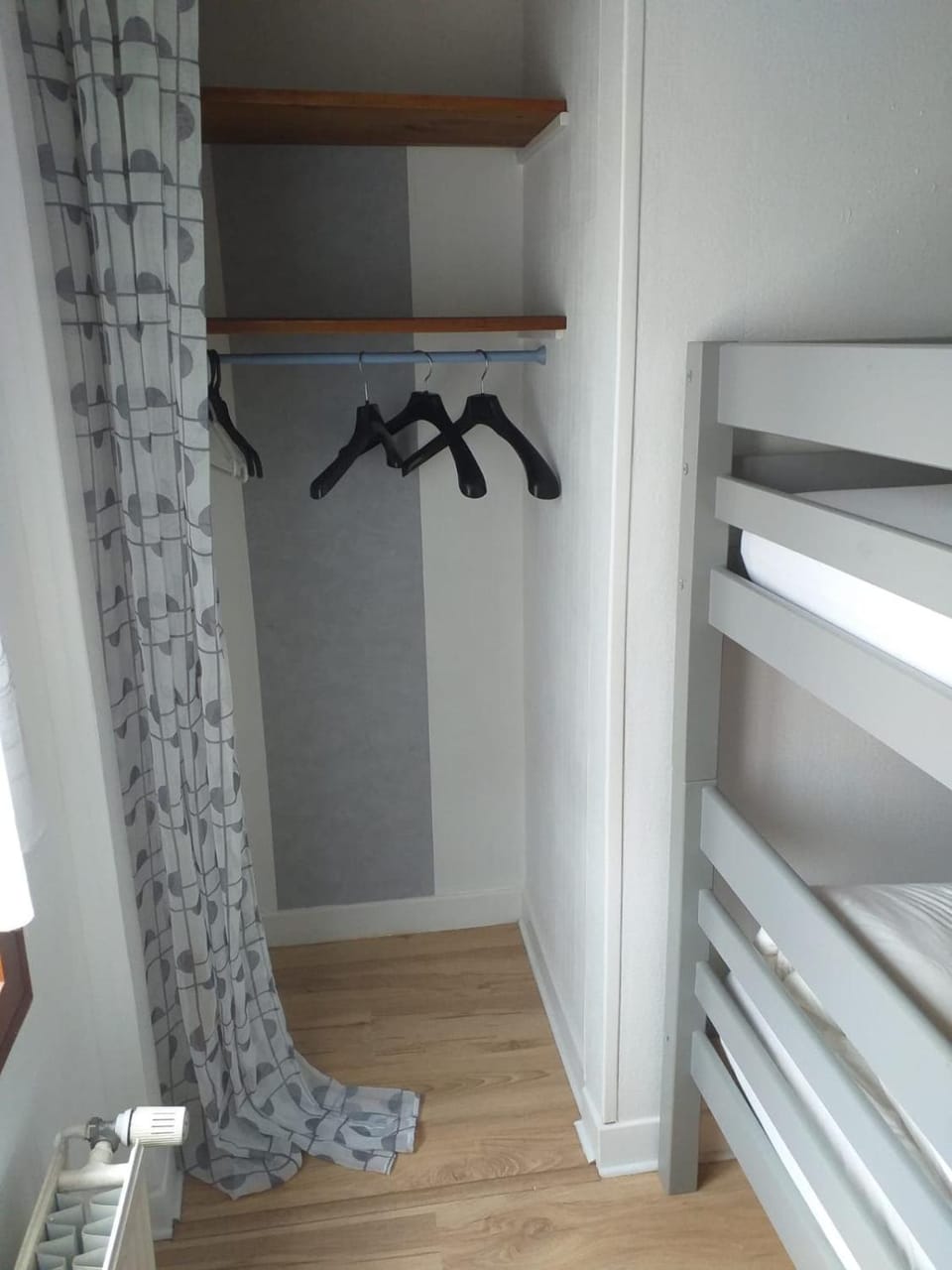 Bed, Bedroom, bunk bed, wardrobe
