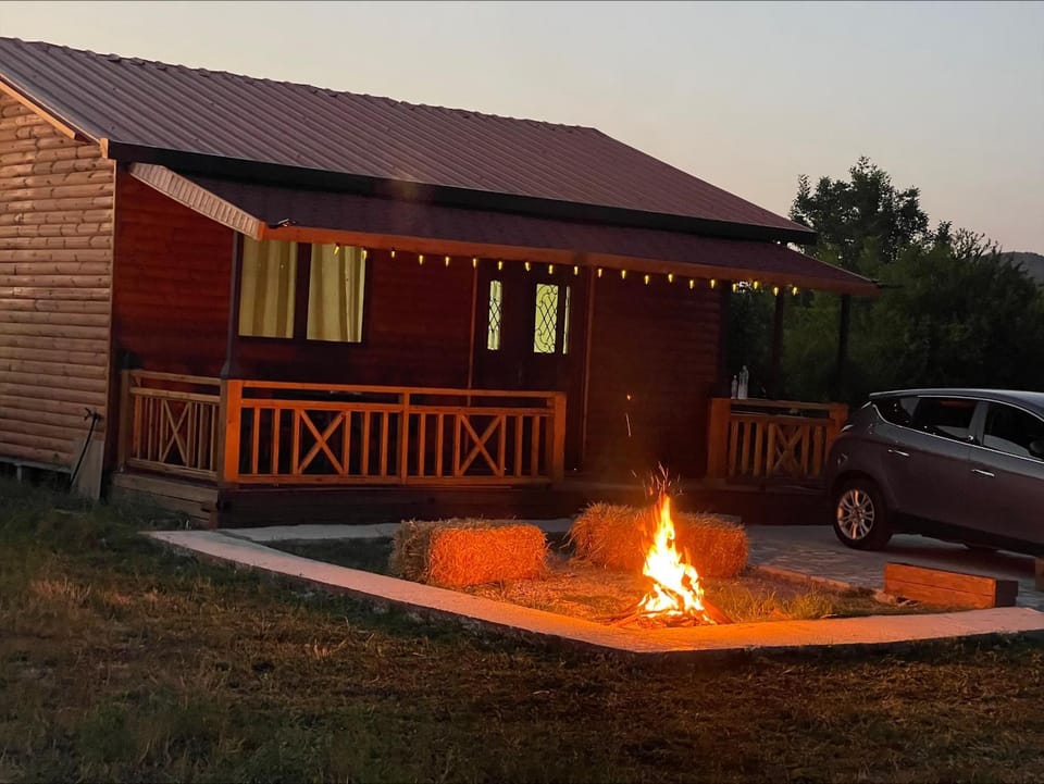 Property building, Parking, fireplace