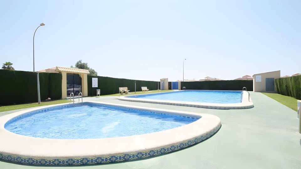 Property building, Living room, Swimming pool
