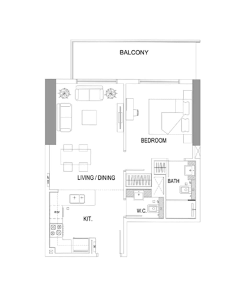 Free housekeeping visits during your stay - StayShort - Vibrant 1-Bedroom in JVC Sleeps 4 with balcony Apartment in Dubai