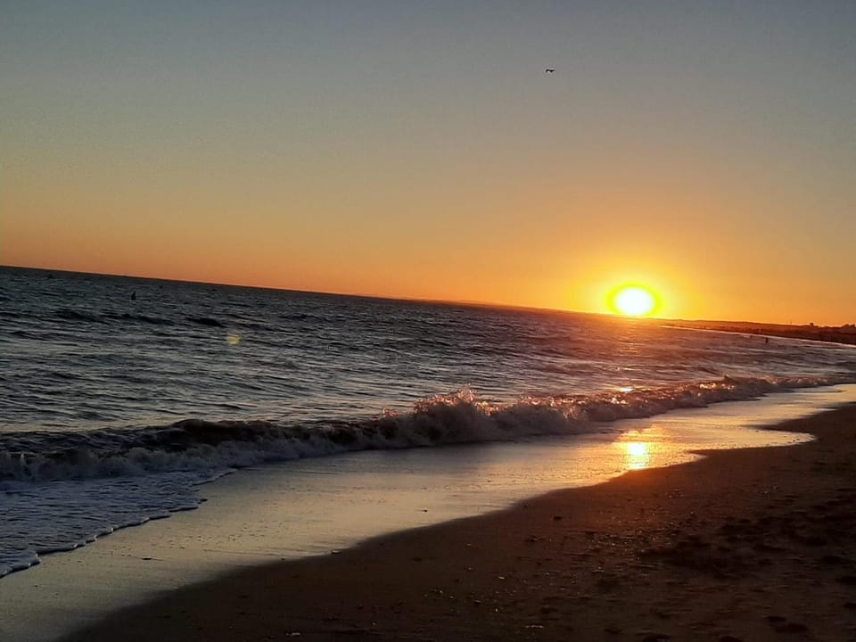 Nearby landmark, Natural landscape, Beach, Sea view, Sunset