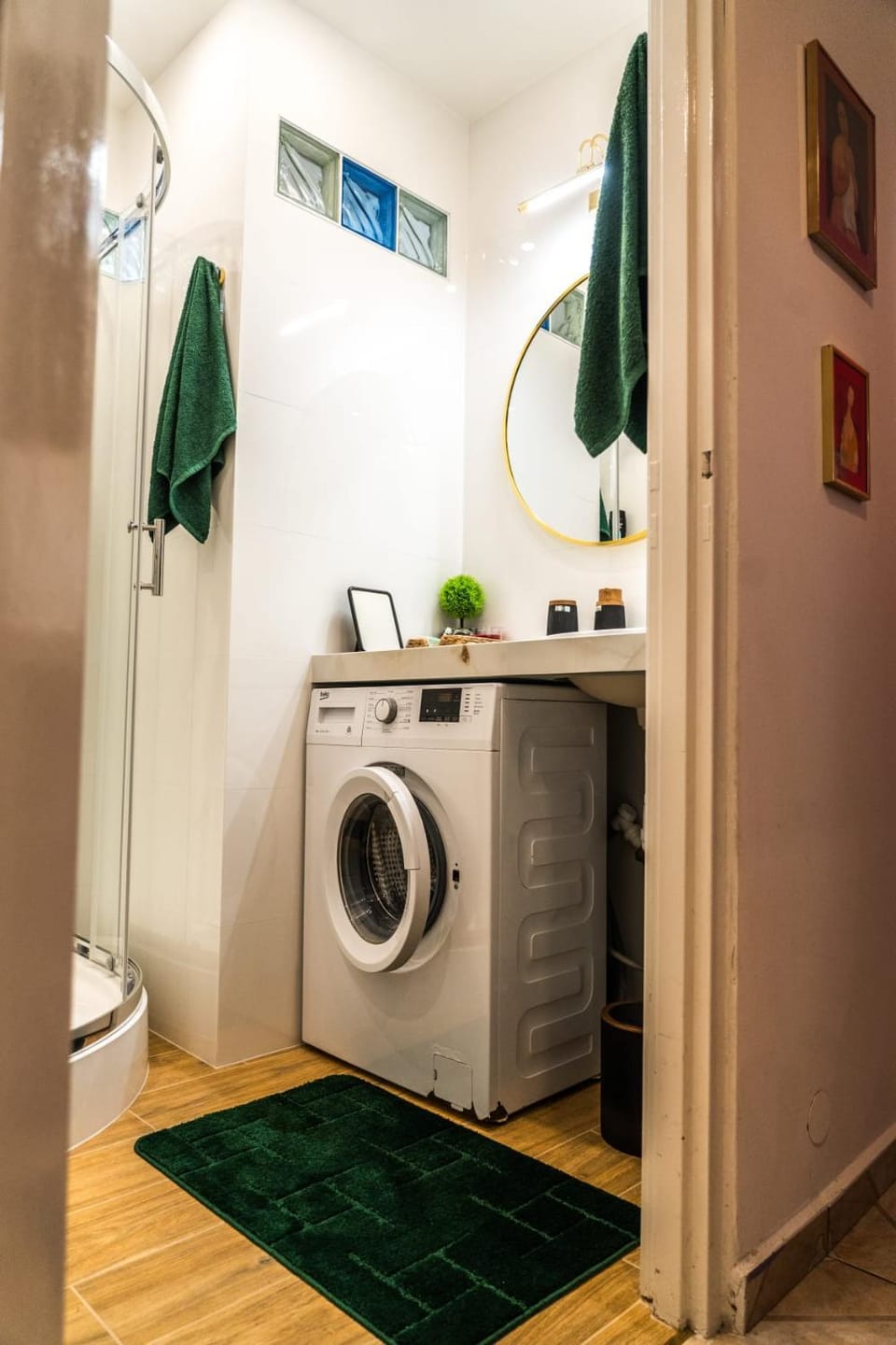 towels, washing machine