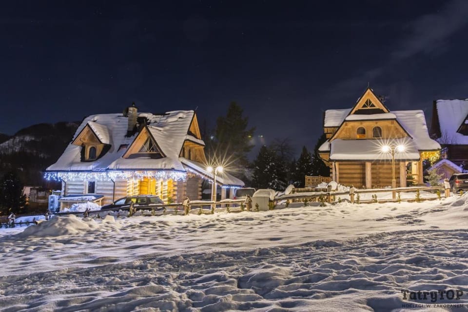 Property building, Night, Winter, View (from property/room)
