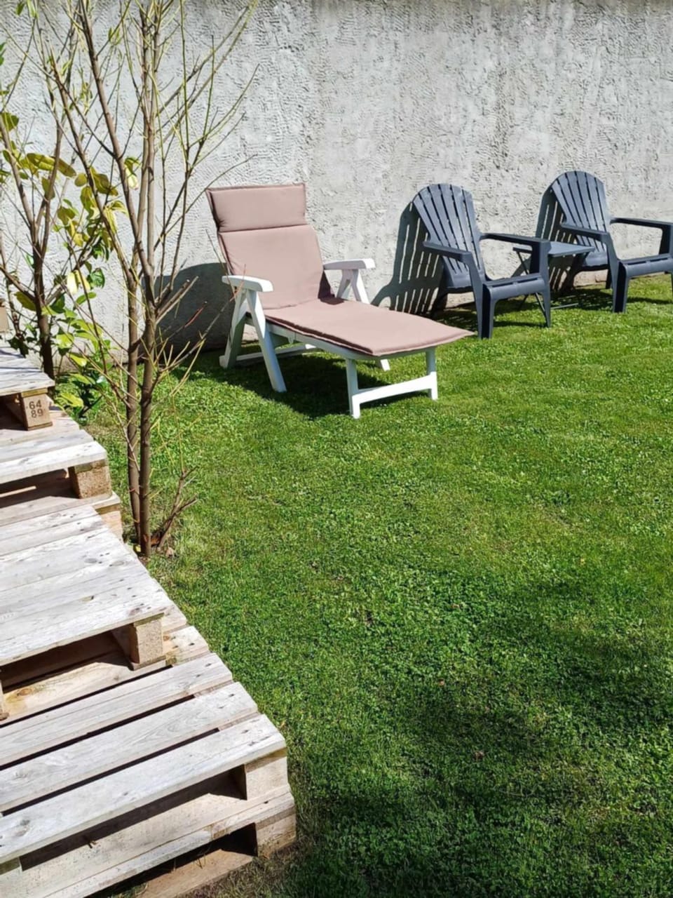 Day, Garden, sunbed