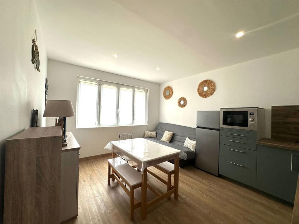 T2 près du port et plage,5 couchages,Narbonne Plage Apartment in Fleury