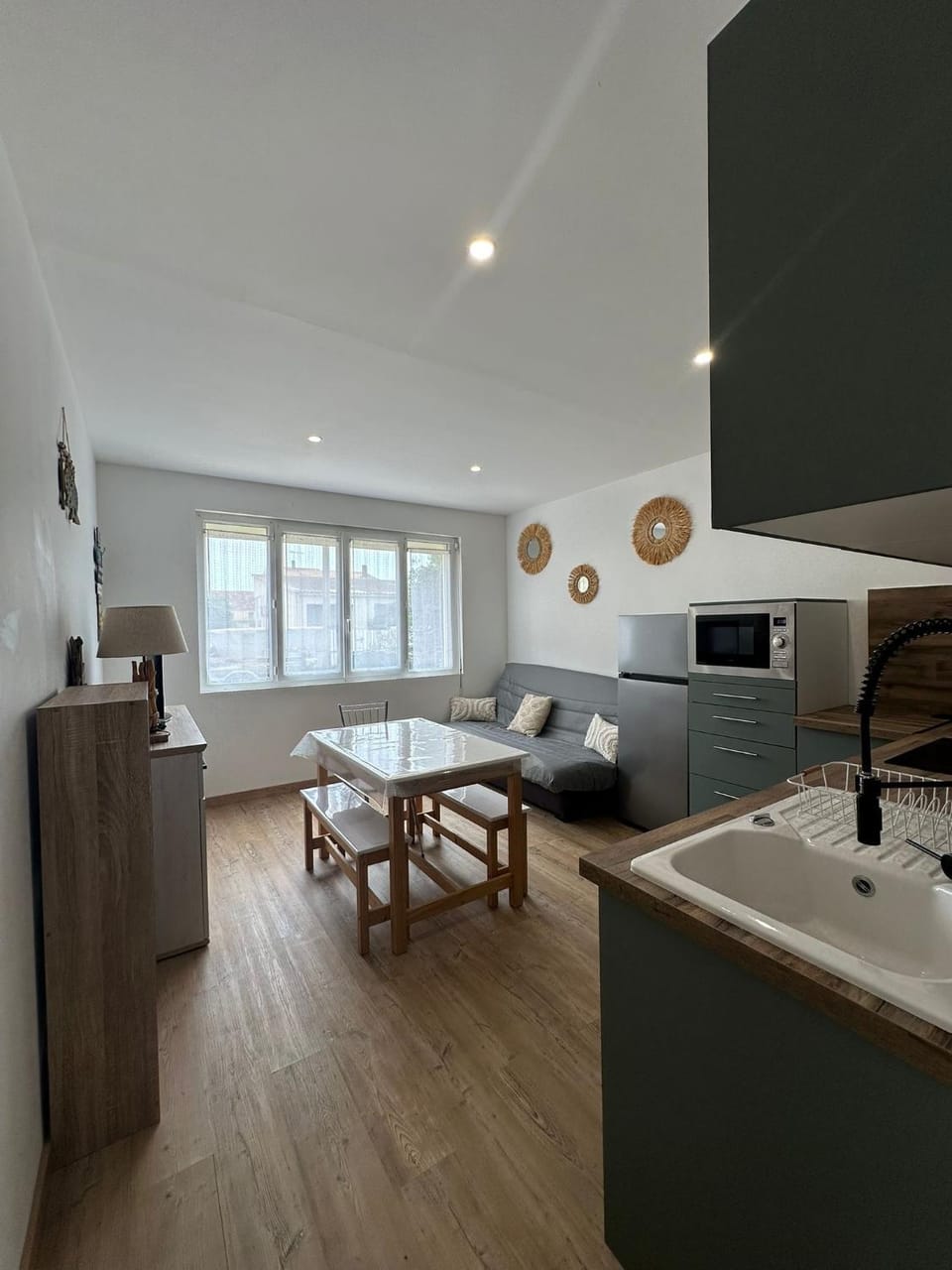 T2 près du port et plage,5 couchages,Narbonne Plage Apartment in Fleury