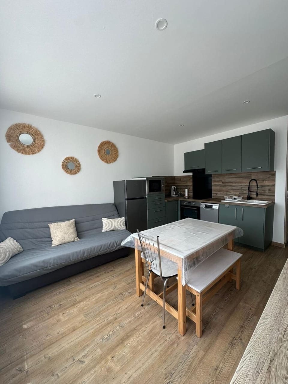 T2 près du port et plage,5 couchages,Narbonne Plage Apartment in Fleury