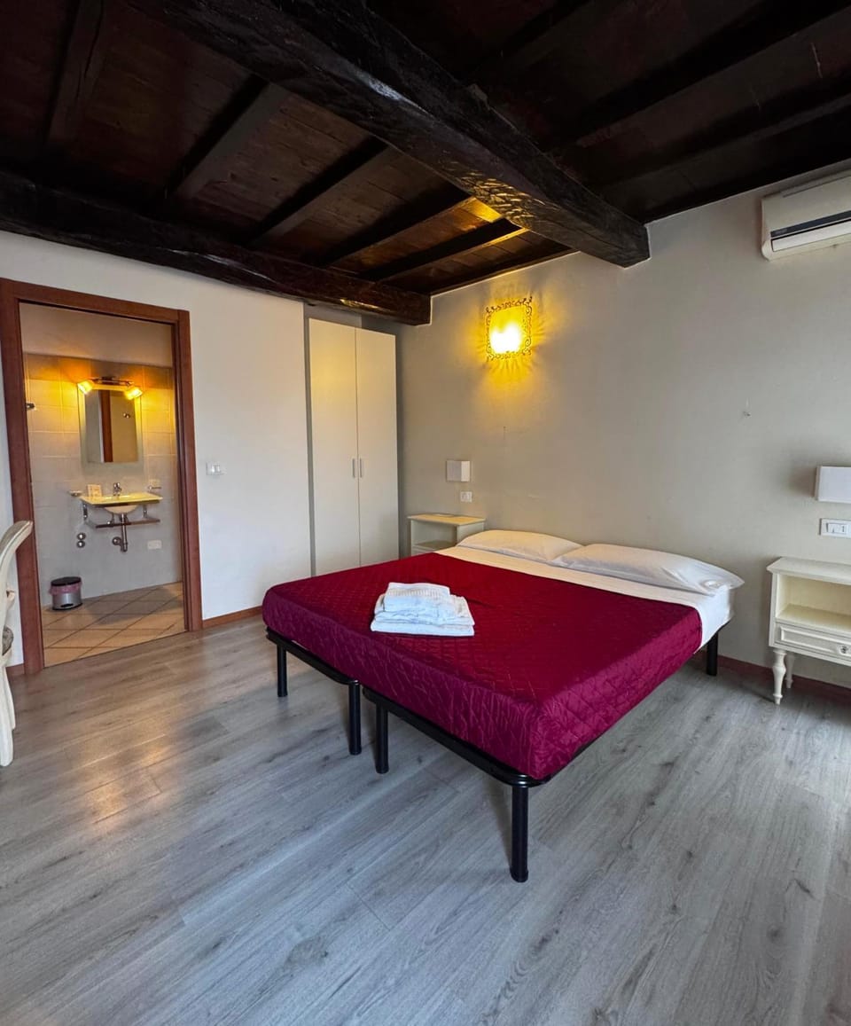 Bed, Photo of the whole room, Bedroom, towels, wardrobe