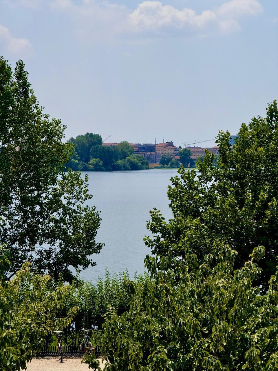 Day, Natural landscape, Lake view