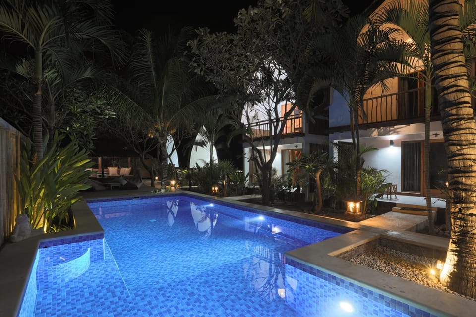 Property building, Night, Natural landscape, Garden, Snorkeling, Other, Garden view, Pool view, Area and facilities, Swimming pool, sunbed