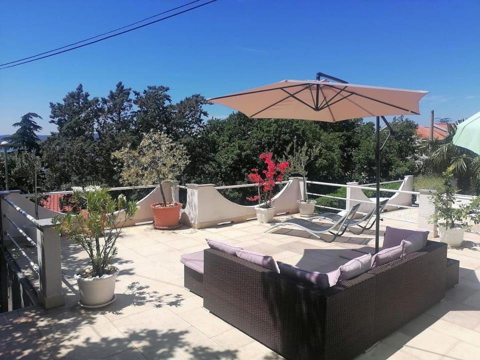 Apartment with nice terrace in Crikvenica Apartment in Crikvenica