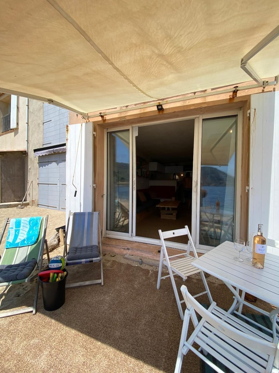 Day, View (from property/room), Balcony/Terrace, Living room, sunbed