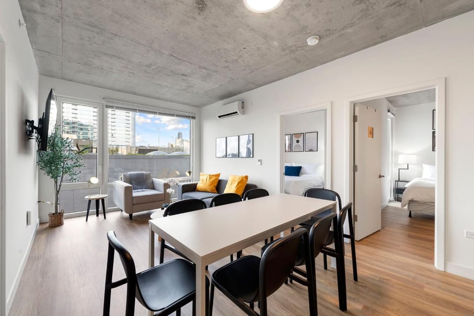 Living room, Seating area, Dining area