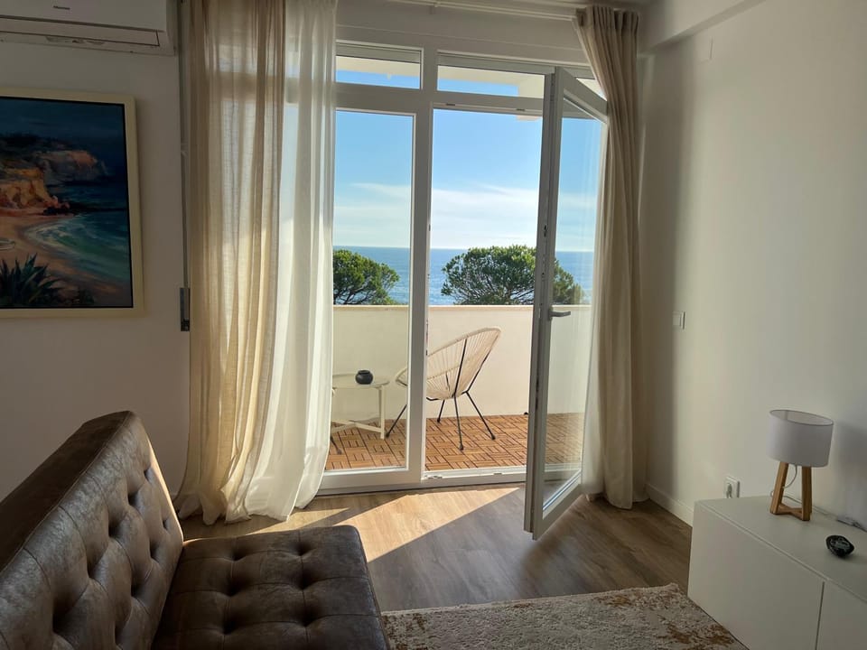 Living room, Seating area, Sea view