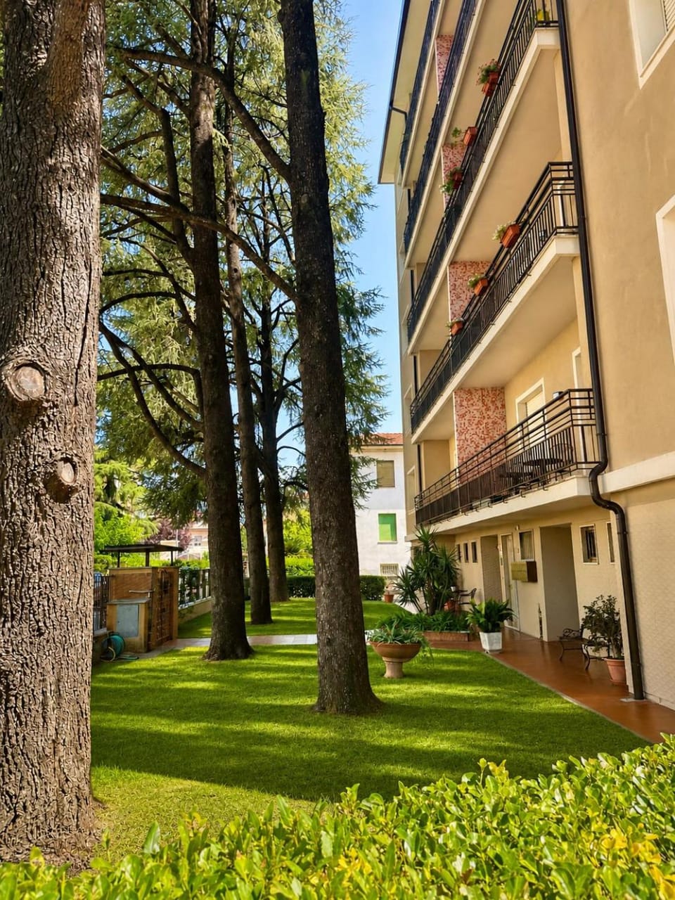 Property building, Garden, Garden view