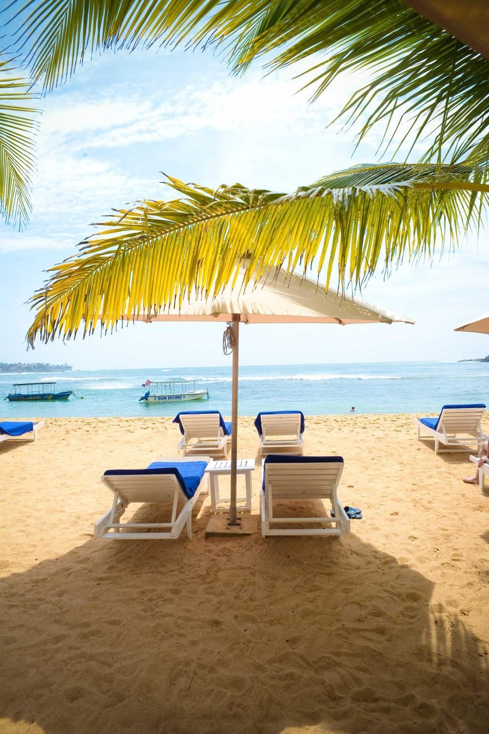 Beach, sunbed