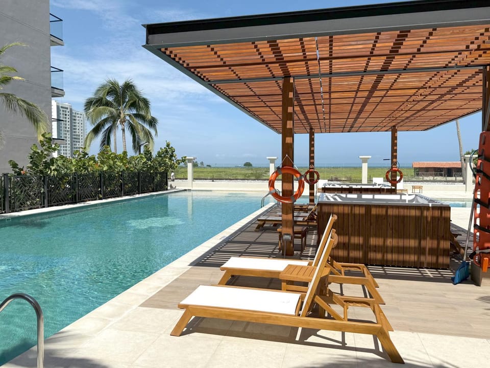 Natural landscape, Sea view, Swimming pool
