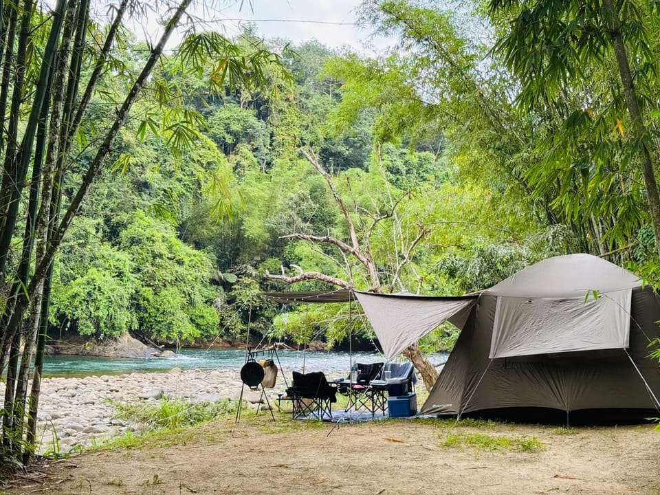 Camping River View Campground/ 
RV Resort in Pahang, Malaysia