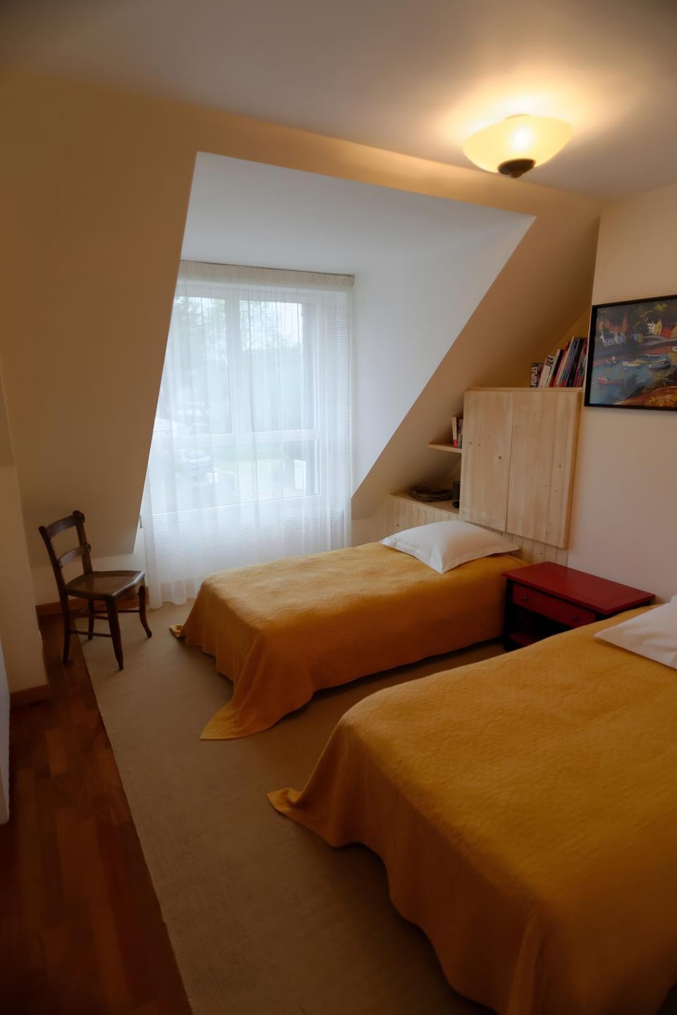 Property building, Living room, Bedroom