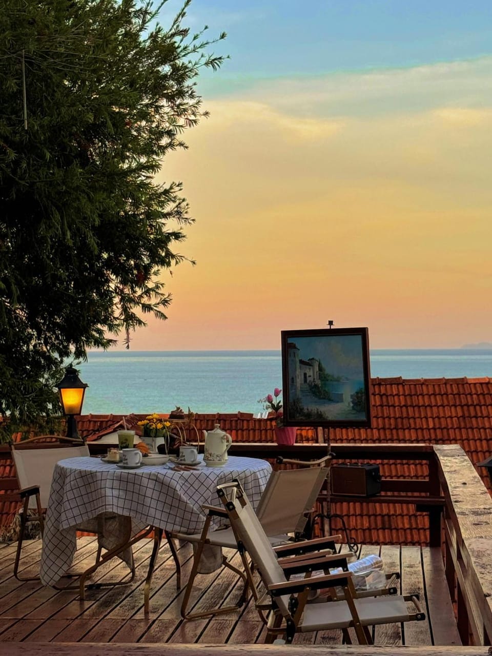 Natural landscape, View (from property/room), View (from property/room), Balcony/Terrace, Sea view