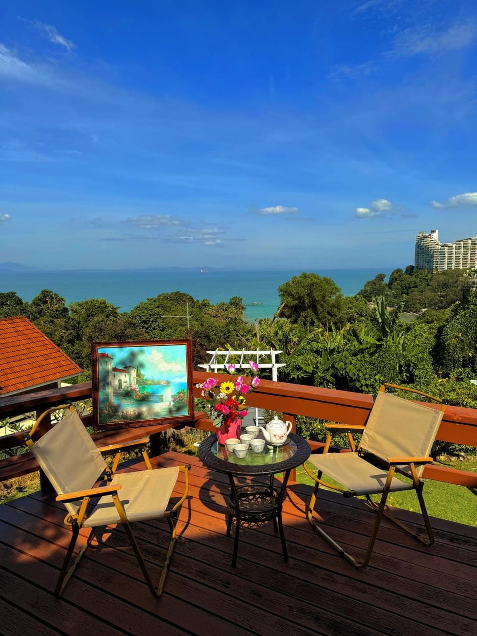 Natural landscape, Garden, View (from property/room), Balcony/Terrace, Balcony/Terrace, Garden view, Sea view