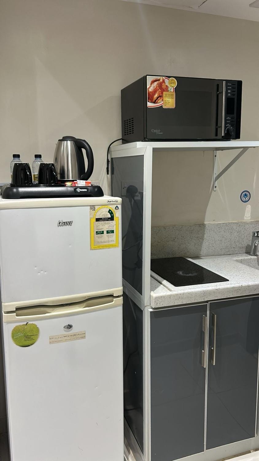 Kitchen or kitchenette, minibar, oven, stove