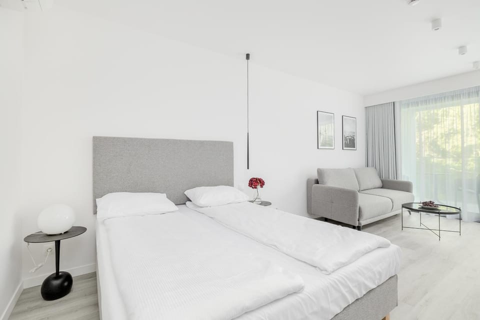 Bed, Living room, Photo of the whole room, Seating area