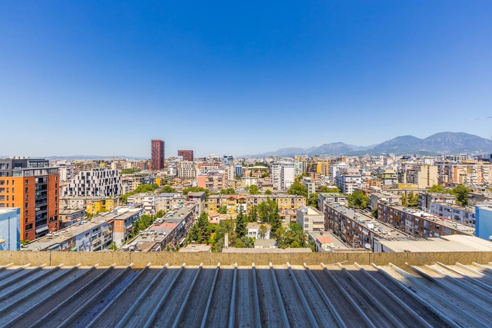 Day, City view, Mountain view