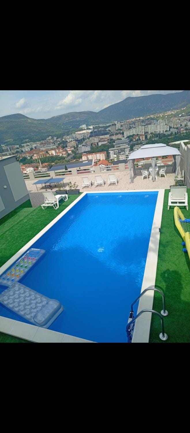 Day, City view, Swimming pool