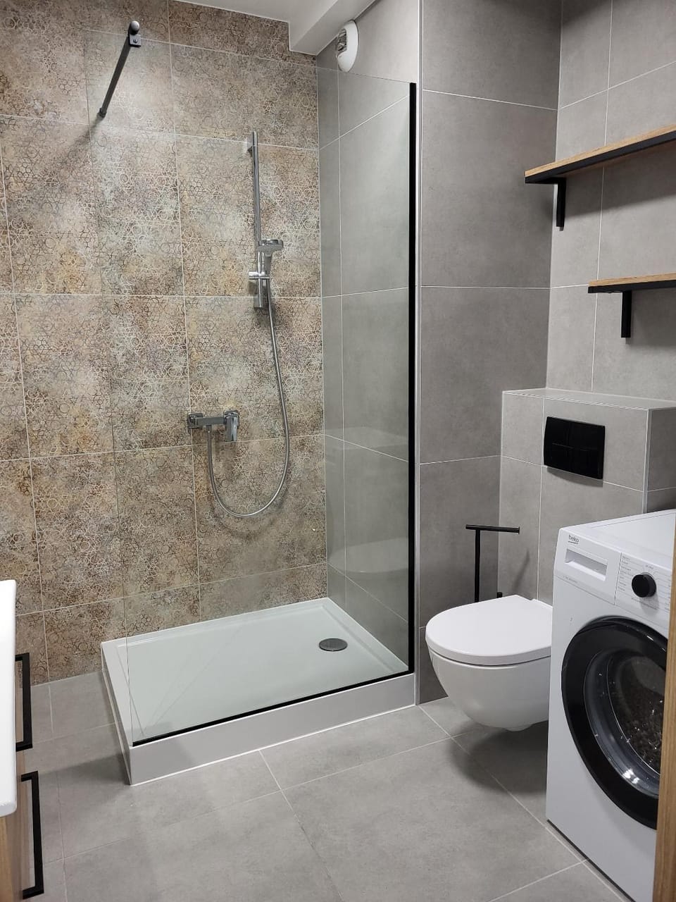 Toilet, washing machine