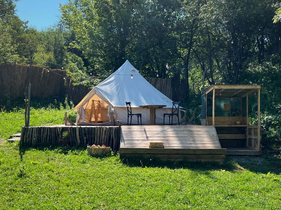Dikaya Soap Farm Campground/ 
RV Resort in Almaty Region, Kazakhstan